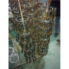 Foshan JXS ผลผลิตสูงโกลเด้นเครื่องแก้วแก้วคริสตัล PVD ผู้ผลิตเครื่องเคลือบสูญญากาศ