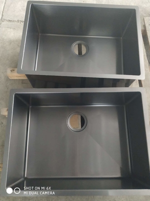 อุปกรณ์เคลือบกระจกกระจก / อุปกรณ์ล้างส้วม / เครื่องล้างส้วมสีประดับทอง Pvd Chrome Titanium