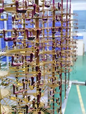 เครื่องเคลือบทอง PVD ทิตาเนียม Gunmetal สําหรับถุงมือ Rack และชั้น