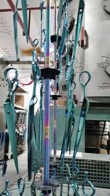 เครื่องเคลือบทอง PVD ทิตาเนียม Gunmetal สําหรับถุงมือ Rack และชั้น