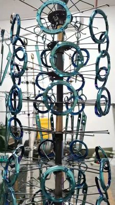 เครื่องเคลือบทอง PVD ทิตาเนียม Gunmetal สําหรับถุงมือ Rack และชั้น