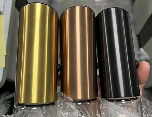 เครื่องเคลือบทองเหล็กไร้สแตนเลส PVD อัตโนมัติ เครื่องเคลือบ PVD วัคิวัมมือสอง