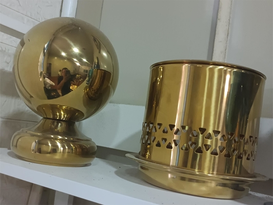 โฟชาน PVD เครื่องเคลือบระบายความร้อนสําหรับเครื่องมือสุขอนามัย ประตู / มือถือ / ล็อคประตู