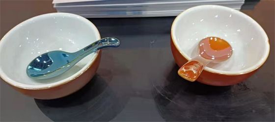 เครื่องเคลือบแหวนไทเทเนียมไนไตรด์ PVD สำหรับเครื่องประดับ เครื่องเคลือบสุญญากาศพลาสม่า PVD สีทองสำหรับแหวน