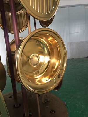 เครื่องเคลือบ PVD ผนังเหล็กไร้ขัดลม ผนังประตูหน้าตั้งความทนทานสูง