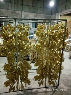 ระบบเคลือบ PVD หนังสแตนเลสประตูหน้าตั้ง