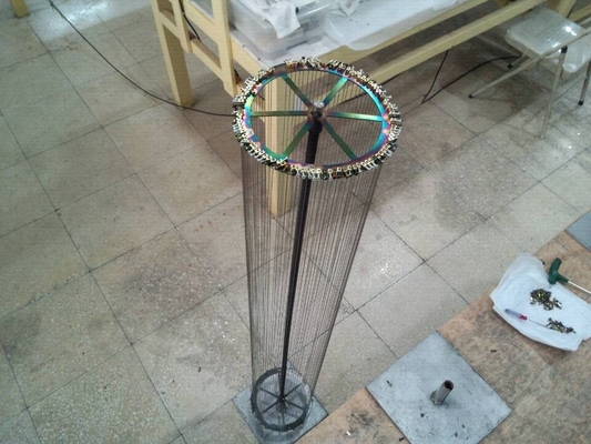 เครื่องเคลือบอิออนแบบกระบอกปูทองเงิน ทิตาเนียม PVD