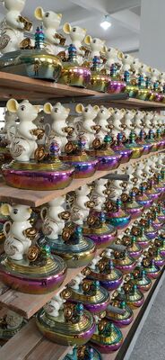 Ceramic Crafts PVD Vacuum Coating Machine with Uniform Coating Fully Automatic Control and Stainless Steel Chamber