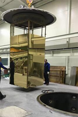 เครื่องเคลือบระยะ PVD ขนาดใหญ่ที่มีความจุสูงและเคลือบแบบเรียบร้อยสําหรับชิ้นงานขนาดใหญ่