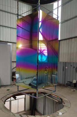 เครื่องเคลือบระยะ PVD ขนาดใหญ่ที่มีความจุสูงและเคลือบแบบเรียบร้อยสําหรับชิ้นงานขนาดใหญ่