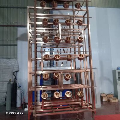 เครื่องเคลือบ PVD กันรอยขนาดใหญ่ที่มีการควบคุมอัตโนมัติเต็ม สําหรับจอเหล็กไร้ขัด