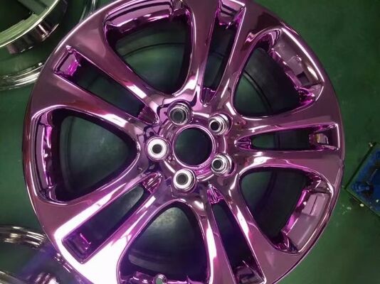 เครื่องเคลือบ PVD หลายสีแบบกําหนดเองที่มีการควบคุมอัตโนมัติเต็ม และการรับประกัน 1 ปีสําหรับการปรับปรุงพื้นผิวล้ออัตโนมัติ