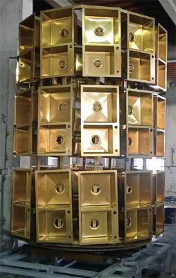 เครื่องเคลือบผิว PVD แบบหลายไอออนที่มีความหนาสม่ำเสมอสำหรับเครื่องสเตนเลสสตีล