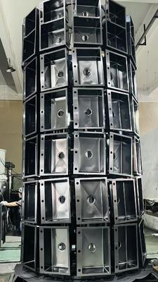 เครื่องเคลือบสูญญากาศ PVD ห้องขนาดกลางสำหรับอ่างล้างจานสแตนเลสพร้อมการชุบสีดำด้านและโทนสีตกแต่งที่กำหนดเอง