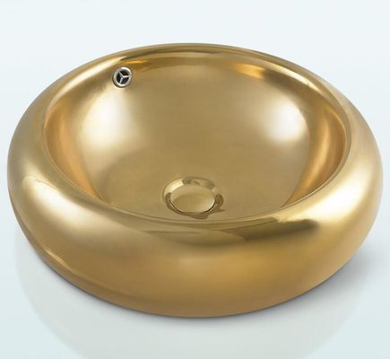 เครื่องเคลือบสูญญากาศ PVD สุขภัณฑ์เซรามิกสีทอง