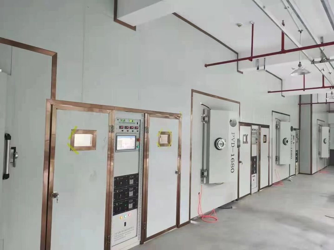 เครื่องเคลือบ PVD แบบอัตโนมัติเต็มแบบกันรอยขีดข่วน พร้อมห้องเหล็กไร้ขัดสําหรับกรอบเฟอร์นิเจอร์