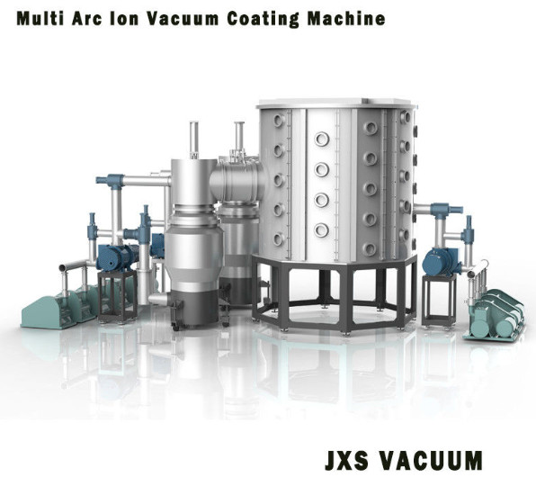 เครื่องเคลือบแผ่นสเตนเลสประสิทธิภาพสูงทองกุหลาบทองดำเครื่องเคลือบ PVD สุญญากาศ