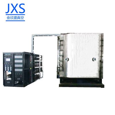 ราคาดี เครื่องเคลือบระยะกลาง PVD สําหรับเครื่องจักรล็อคประตู พร้อมแชมเปญทองคํา / ทองคํา Plating และต้านทานรอยขีดข่วน ระบบควบคุมอัตโนมัติเต็ม ออนไลน์