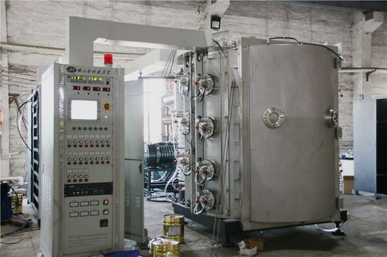 เครื่องเคลือบสูญญากาศ PVD แนวตั้งพร้อมระบบทำความร้อน