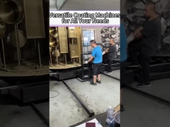 ทองกุหลาบทองคํา Super Chrome Effect PVD เครื่องเคลือบแวกระจก Magnetron Sputtering